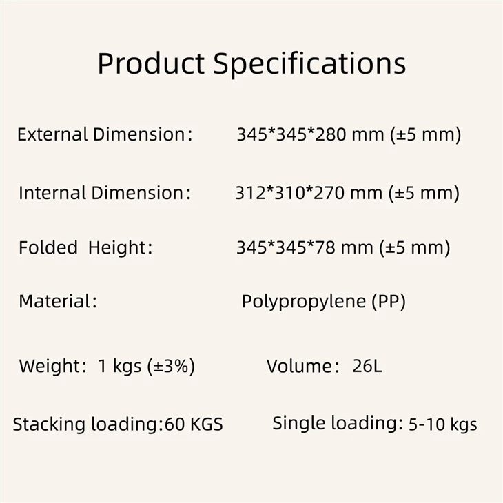 Product Specificatin Illustration